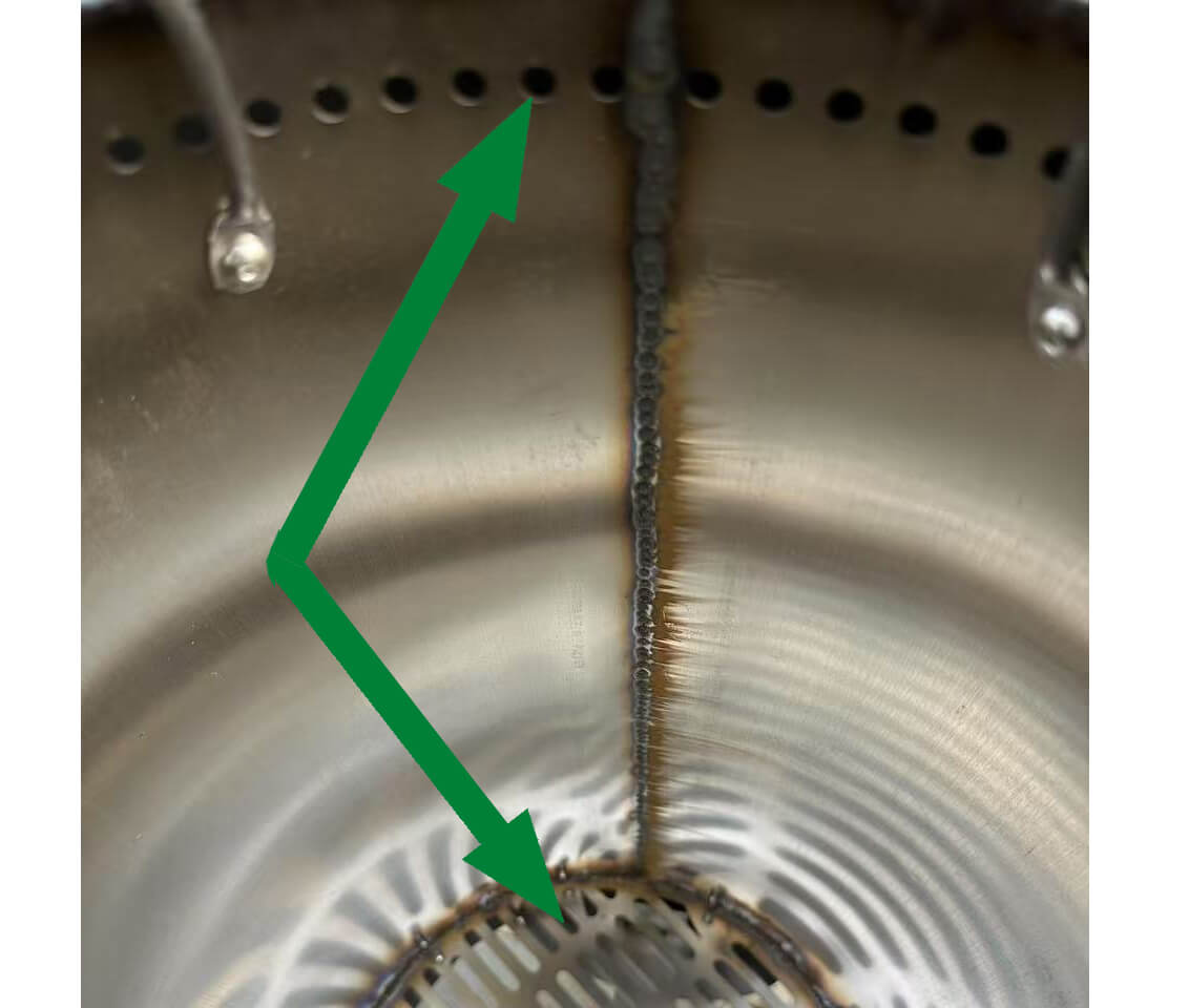 Airflow Control Holes for Biochar Making