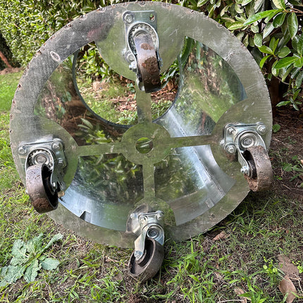 55 Gallon Biochar Kiln Portable Biochar Maker Wheels- Biochar Station