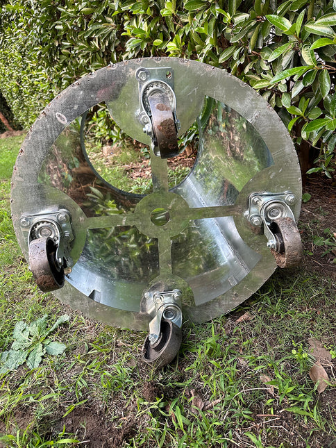 55 Gallon Biochar Kiln Portable Biochar Maker Wheels- Biochar Station