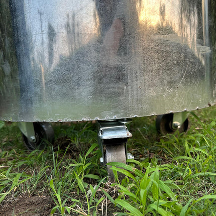 55 Gallon Biochar Kiln Portable Biochar Maker Bottom- Biochar Station