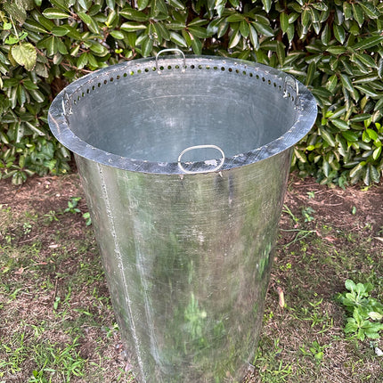 55 Gallon Biochar Kiln Portable Biochar Maker Inner Chamber Overview - Biochar Station
