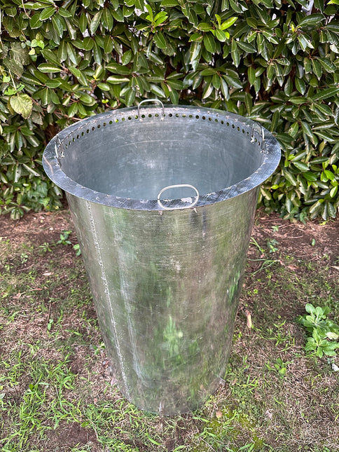 55 Gallon Biochar Kiln Portable Biochar Maker Inner Chamber Overview - Biochar Station