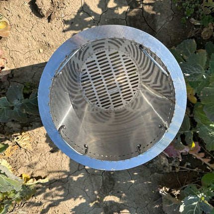 biochar kiln inside look