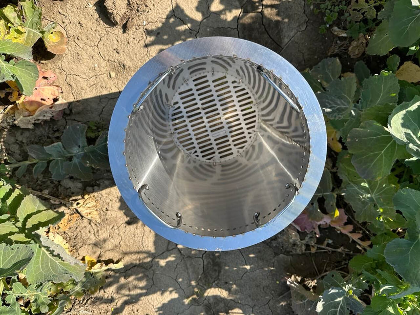 biochar kiln inside look