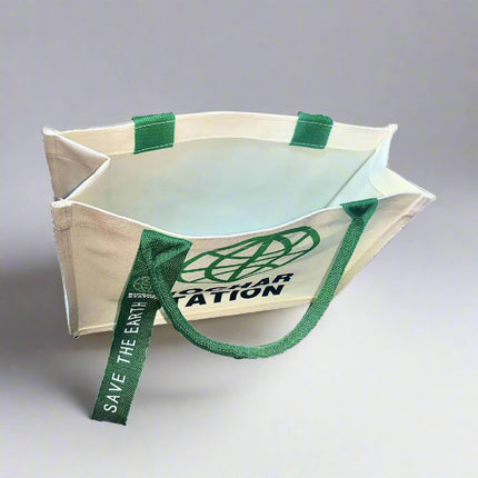 Biochar Station Canvas Tote Bag, Eco-friendly Handbag