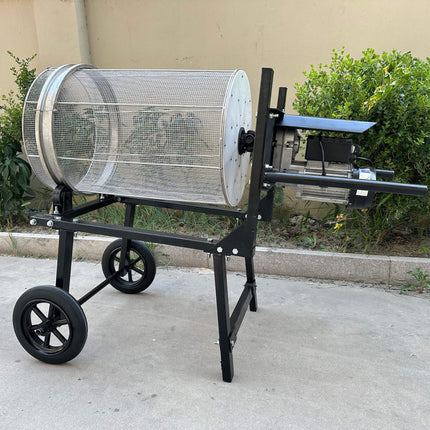 Automatic Trommel Rotary Compost Sifter Outdoors